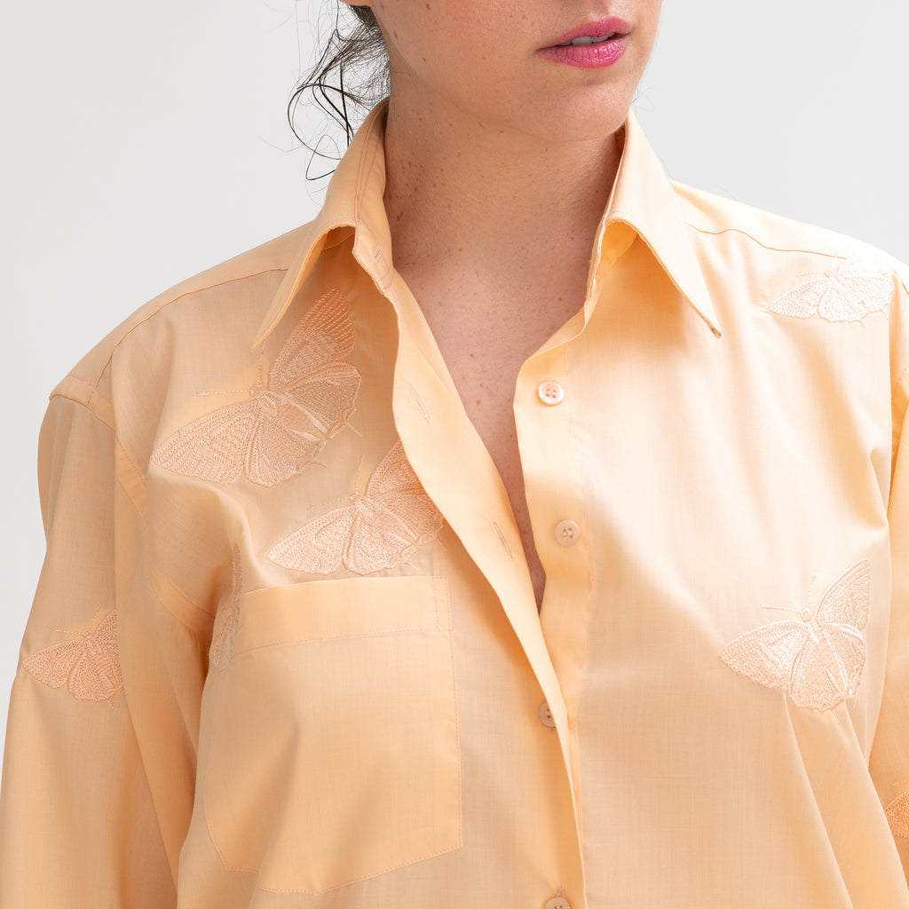 Chrysalis Shirt in Apricot - Coya