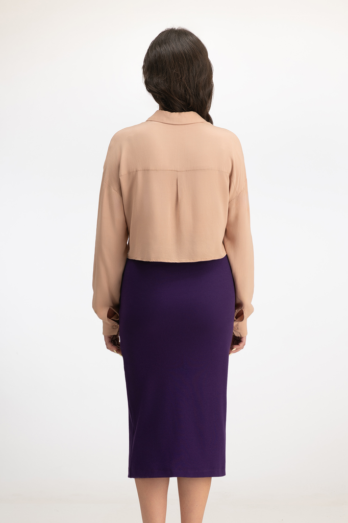 The Purple Blossom Shirt (short)