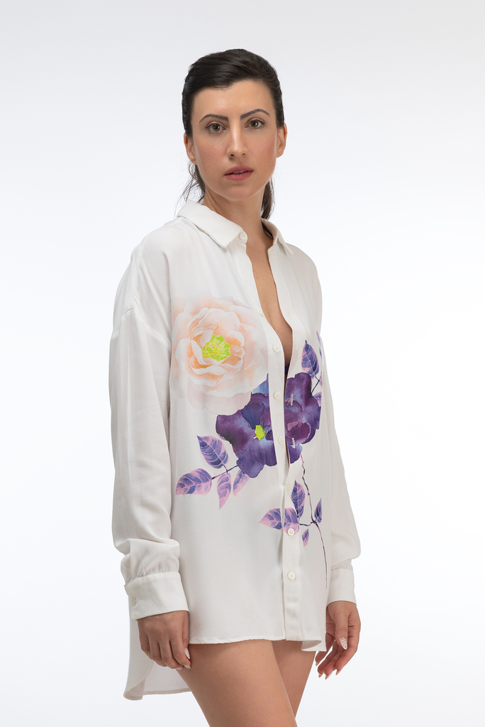 The Summer Rose Shirt (long)